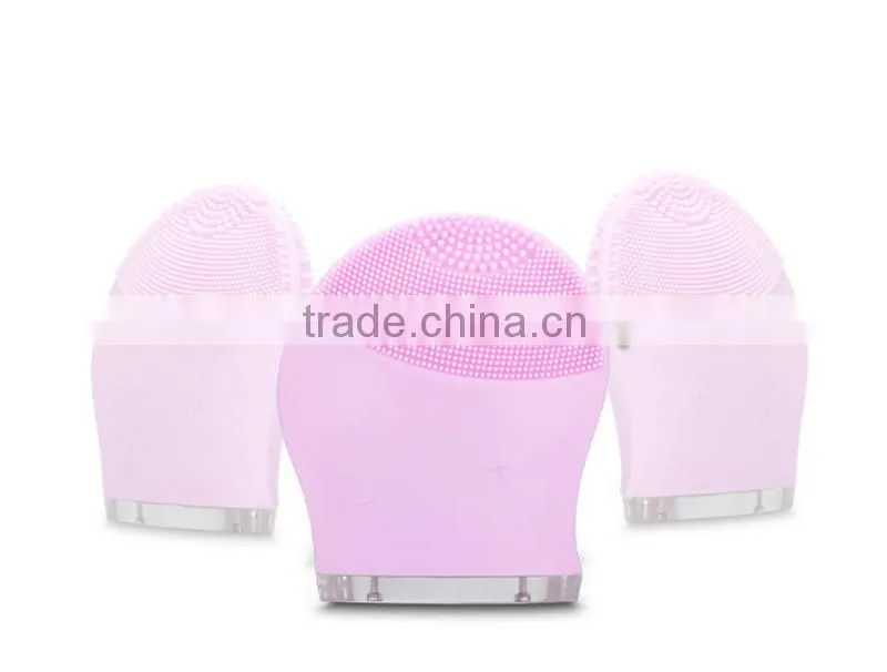 Rechargeable Beauty Ultrasonic Electric 3D Facial Cleaning Cleaner Brush Massage Face Cleansing Brush