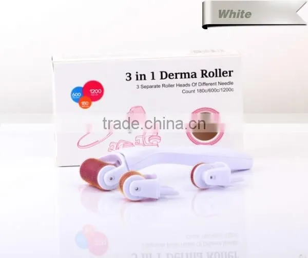 Arm hair loss therapy home micro needling dermaroller 3 in 1