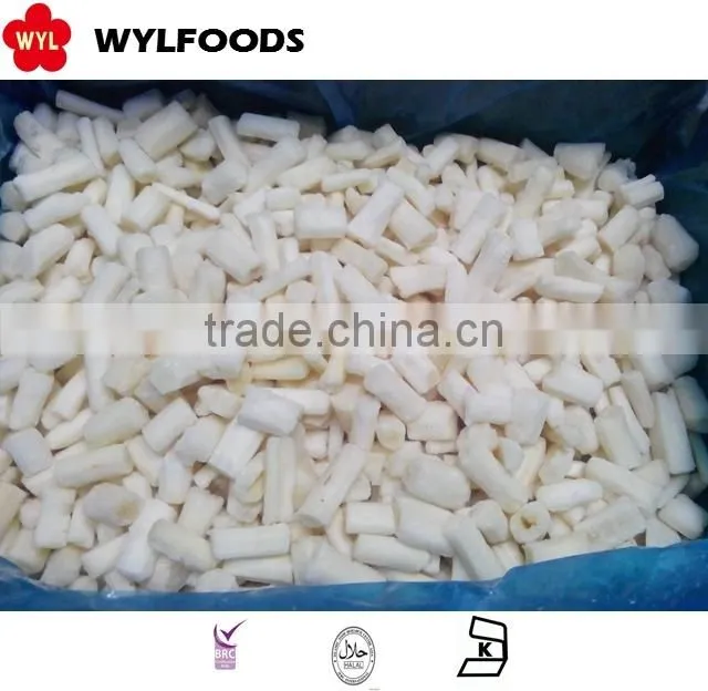 IQF frozen white Asparagus cut 2015 high quality best price