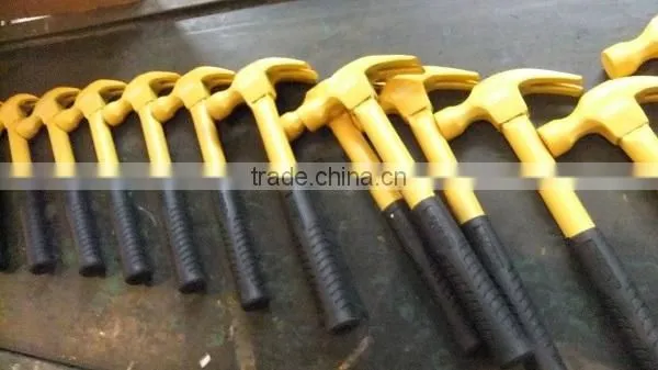 amercian type claw hammer with steel handle