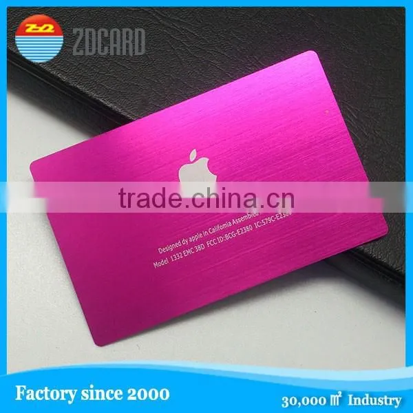 elegant business metal card with perfect quality