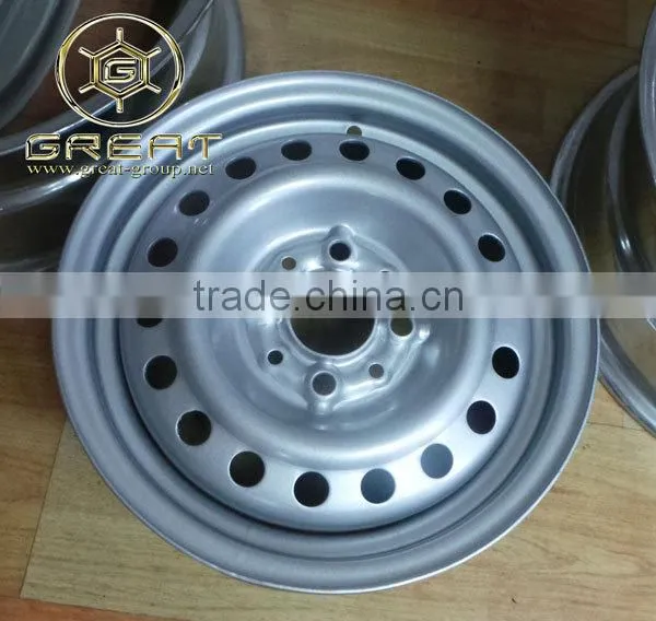 13x5.5J passenger steel rim automobile wheel