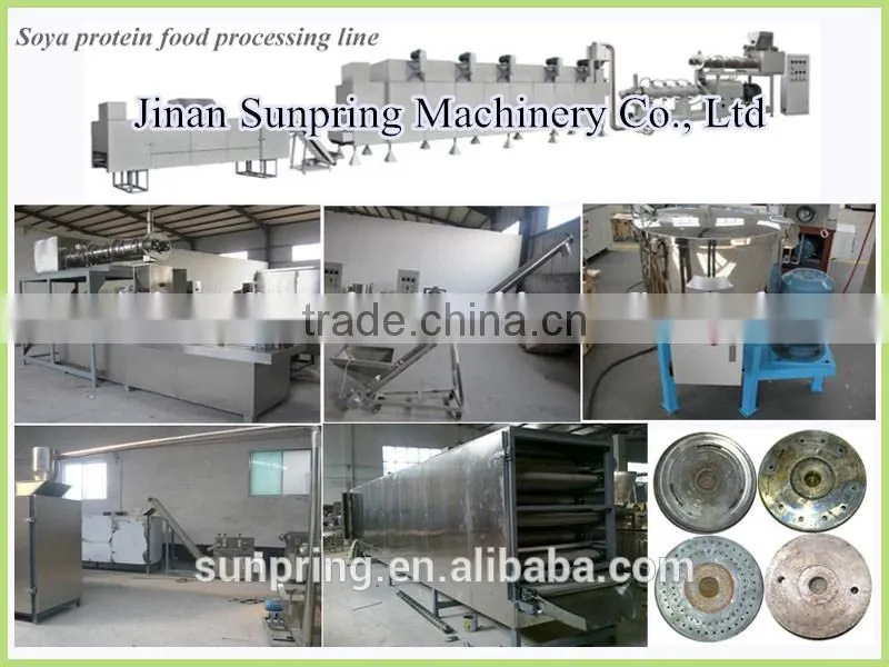 Textured soya chunks making machines