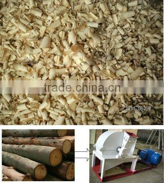 Firm structure with CE sawdust shaving wood machine