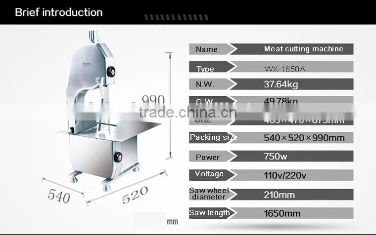 Easy operation meat cube cutter machine
