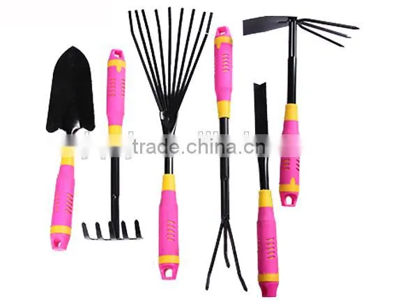 High Quality Pink Weeder remover with ABS+TPR Grip Handle