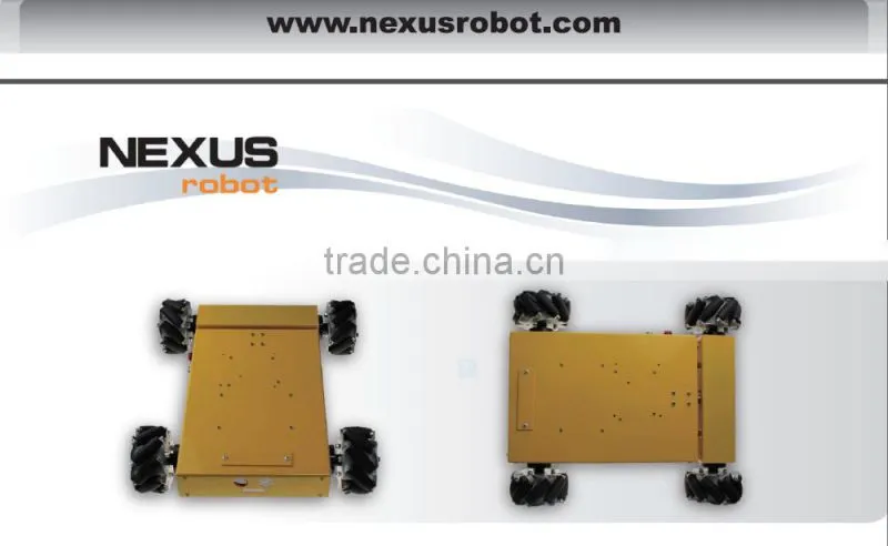 4WD MECANUM WHEEL MOBILE DRIVE ROBOT KIT 10011