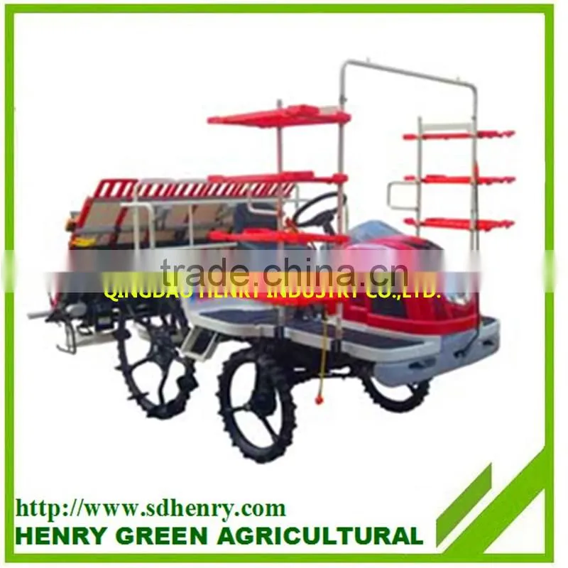 riding 6 rows rice transplanter