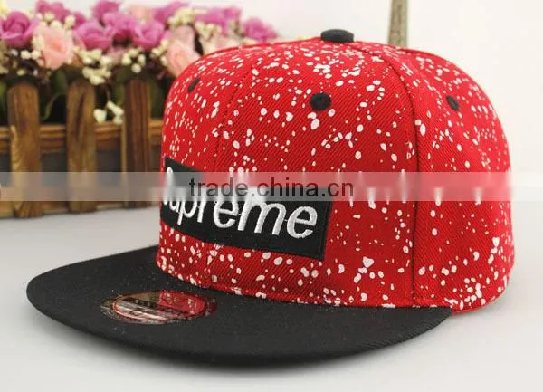 Fashion new design snapback hat with print, sport cap, peaked cap ,OEM orders are welcome