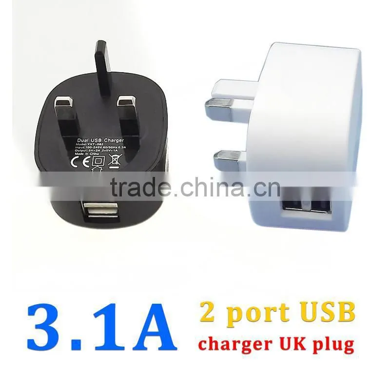 3 IN 1 dual usb car charger usb travel wall charger with usb charger For samsung HTC