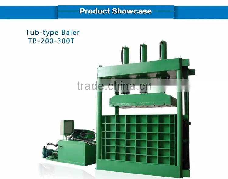 Filling at the price Hydraulic Tub-Type waste paper baler