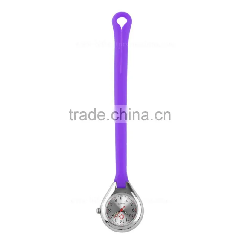 Popular Promotion Gift Brooch Silicone Rubber Nurse Watch
