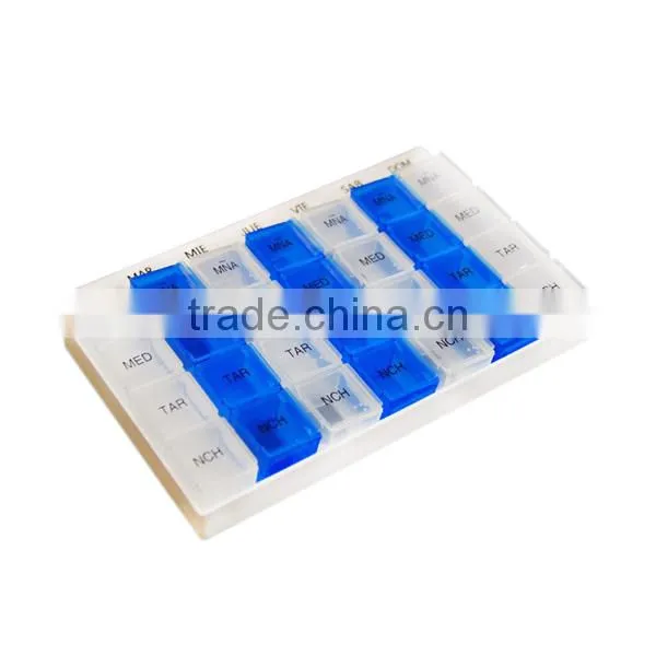 Divided Monthly Free Bulk Pill Boxes