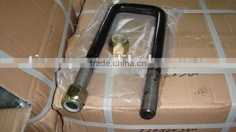 Truck U-bolt with nut