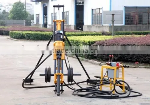 Light-duty rock DTH drilling rig bore hole drilling machine