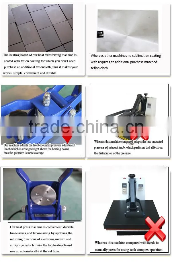 High Quality A3 T-shirt Heat Press Machine 16x20