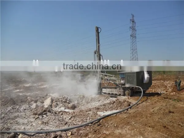 60m integrated crwler type rock drill,piling drill rig G150YF with CE&ISO certification
