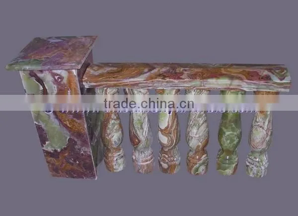 CUSTOM MADE ONYX BALUSTRADE COLLECTION