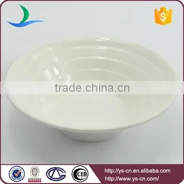Wholesale custom white ceramic noodle bowl
