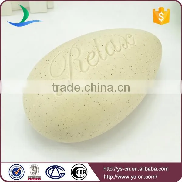 matt stone oval shape for home decoration, simple modern style