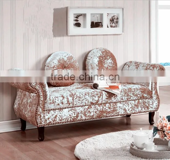 Made from SinoFur Best sale velvet sofa