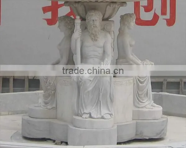 Hand Carved Marble Modern Garden Fountain