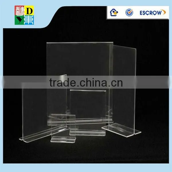 Hot sale of acrylic desk sign holder from china supplier