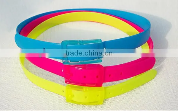 High quality men/women silicone leather belt