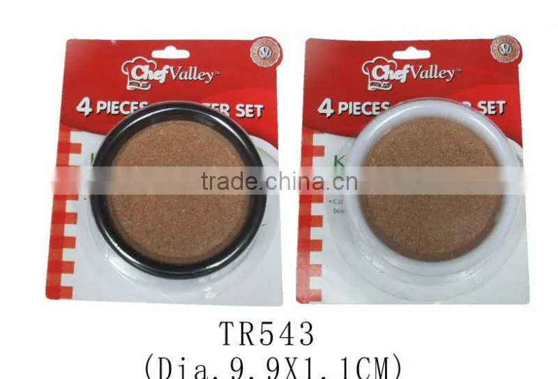 Custom logo stainless steel eco-friendly square shape cup coaster