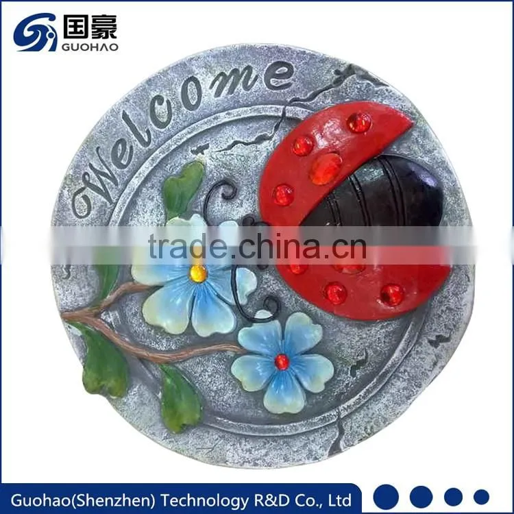 Sweet decorative outdoor home decor Ladybug Resin Stepping Stones