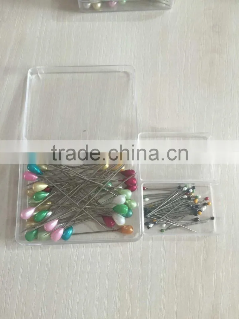 pear head steel pins pear head pin pearl head pin