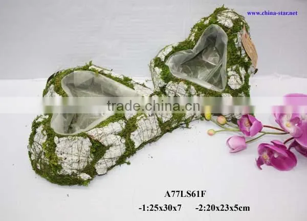 moss flower pot cushion