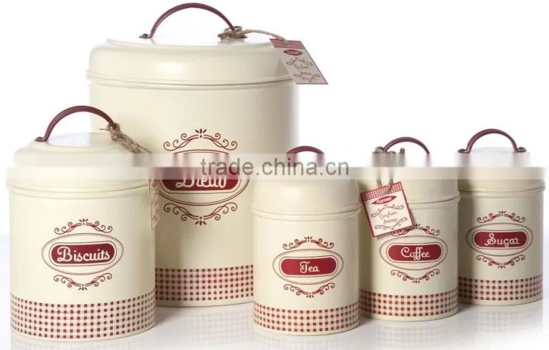 Sugar Coffee Tea Canister