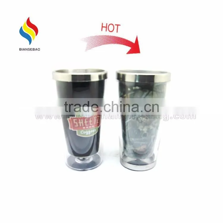 Magic Heat Sensitive tumbler stainless steel 20 oz