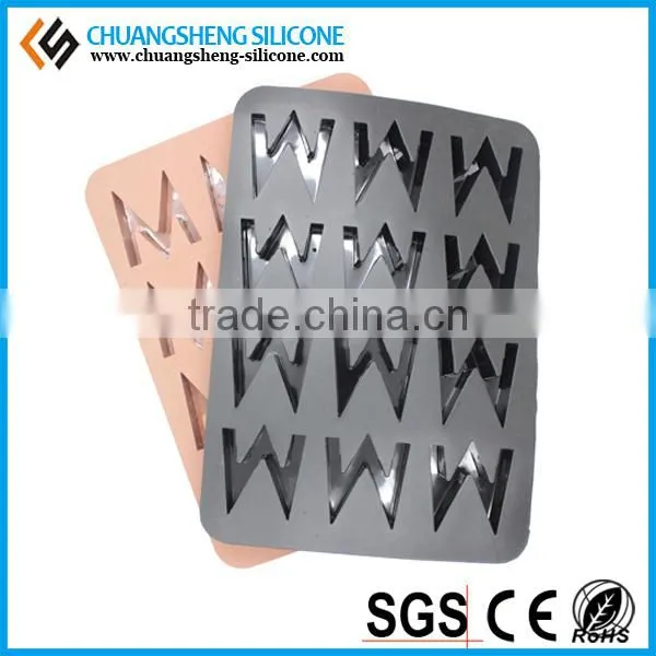 English letter shape ice cube mold, M shape ice cream maker, ice toolings