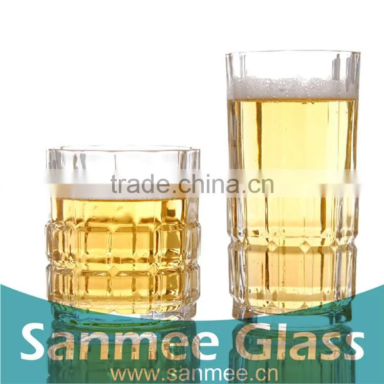 All Kinds of Bar Use Embossed Crystal Red Wine Glass