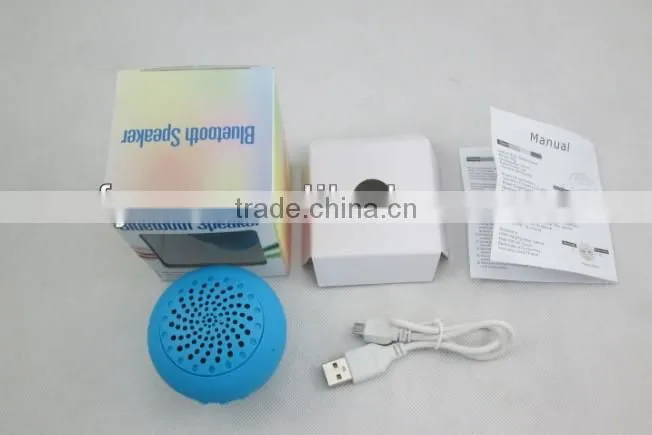 Mini bluetooth speaker with suction cup sticker bluetooth speaker