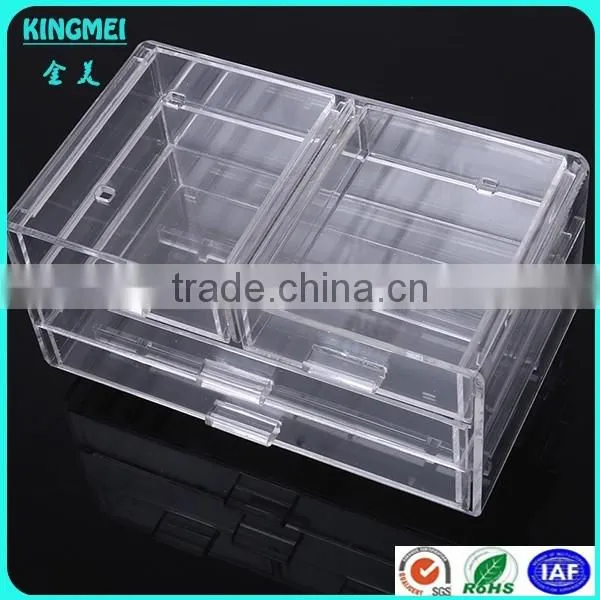 Manufacture Experience Customize Acrylic Cosmetic Box Cosmetic Display Clear acrylic lipstick holder
