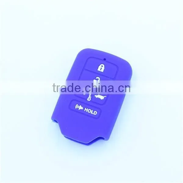 fda silicone rubber car key holder bag for honda 5 buttons in stock