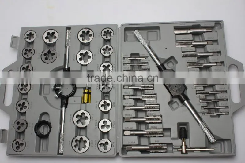 45PCS Metric Size Alloy Steel Taps and Dies Set