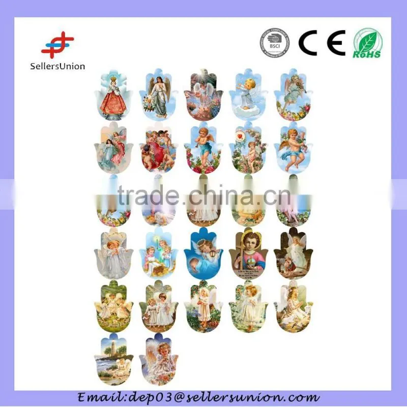 Religious ceramic refrigerator magnets