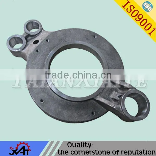 Link plate ductile iron material clay sand casting machining support link for trucks