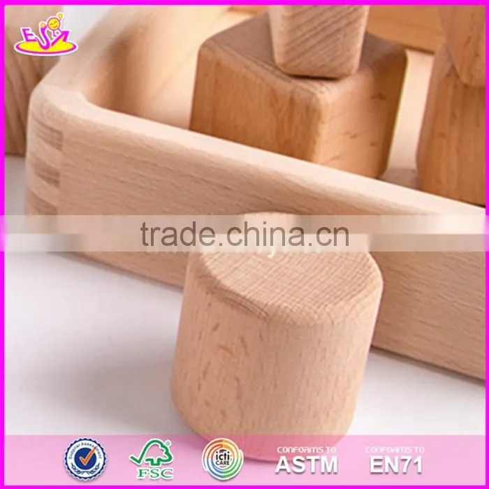 2017 New design best kids construct wooden building toys for sale W13A133