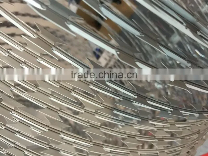 providing best price and good quality razor barbed wire/razor wire