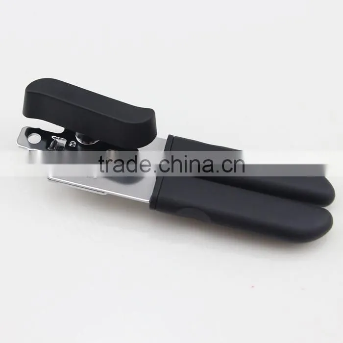 Black Handle Simply Use Kitchen Utensil Smooth Edge Can Opener