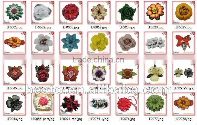 CF0196 Hot new graceful pearls chiffon shabbies flowers 3.5"