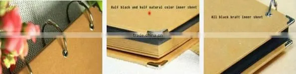 Custom fashion DIY handmade craft paper photo album