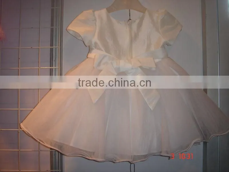 cheap party dress girls white a-line dress small girl dress