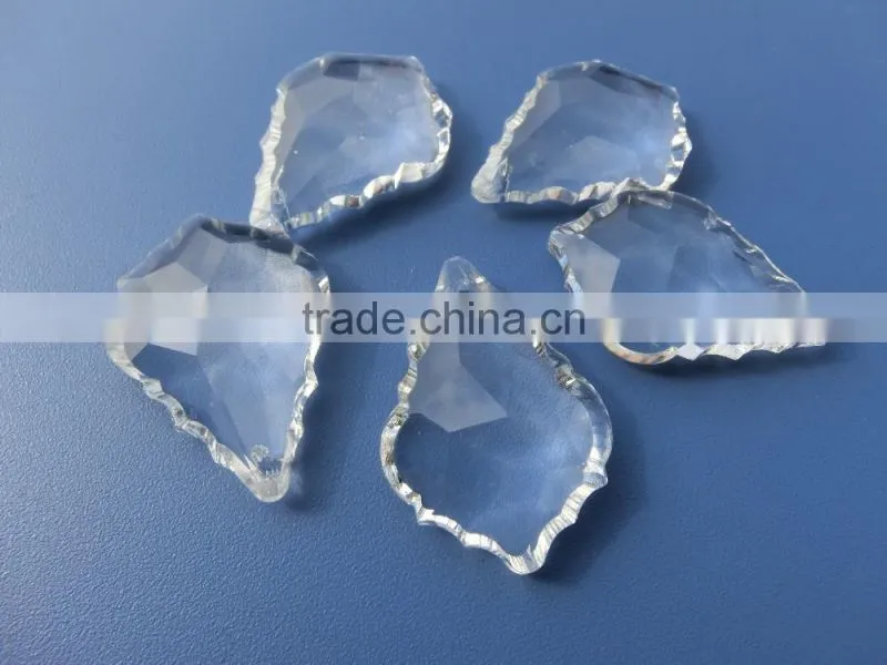 transparent color crystal chandelier parts for home decoration
