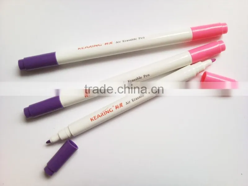 Kearing Magic Marker Pens Auto Disappear Violet Color with 1.0 mm Fiber Tip For Temporary Marker #AV10